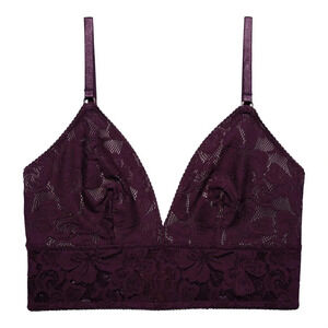 NEW Underprotection Ruby Bralette in Burgundy  size L